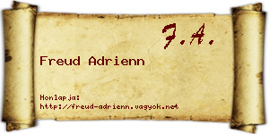 Freud Adrienn névjegykártya
